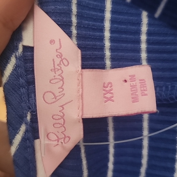 Lilly Pulitzer Marlowe Shift dress in Beacon Blue Breeze Stripe Size XXS - Picture 11 of 11